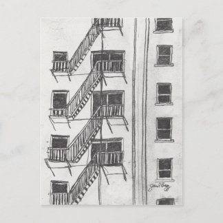 Brandschutz Postkarte