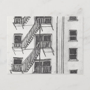 Brandschutz Postkarte