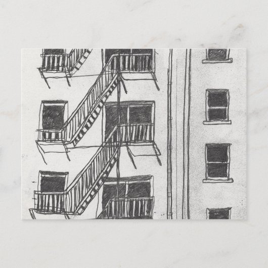 Brandschutz Postkarte (Vorderseite)