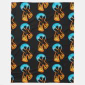 Brandschutz und Eisband...RSD/CRPS Fleecedecke (Vorderseite)