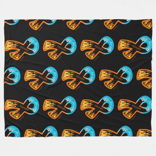 Brandschutz und Eisband...RSD/CRPS Fleecedecke (Vorderseite (Horizontal))