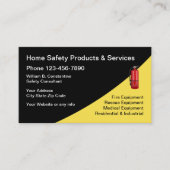 Brandschutz- und Sicherheitsausrüstung Visitenkarte (Vorderseite)