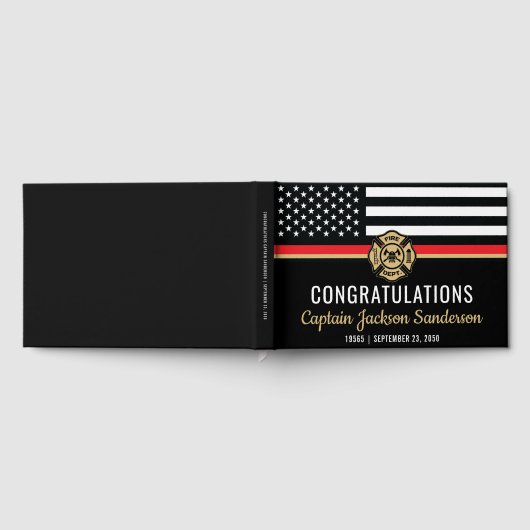 Brandschutzabteilung - Flaggenruhestand Gästebuch (Voll)