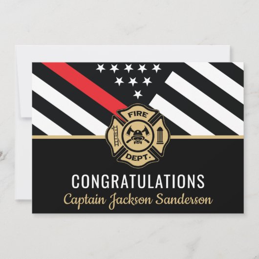 Brandschutzabteilung für Feuerwehrleute (Vorderseite)