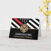 Brandschutzabteilung für Feuerwehrleute Karte (Gelbe Blume)