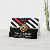 Brandschutzabteilung für Feuerwehrleute Karte (Vorderseite)