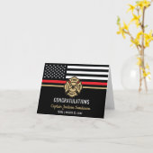 Brandschutzabteilung für Feuerwehrleute Karte (Gelbe Blume)