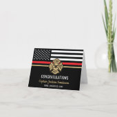 Brandschutzabteilung für Feuerwehrleute Karte (Vorderseite)