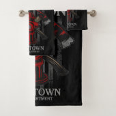 Brandschutzbehörde Hydrant USA Flag Badhandtuch Set (Insitu)