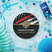 Brandschutzflagge Pappteller (Party)