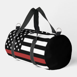 Brandschutzflagge Thin Red Line USA-Flagge Duffle Bag