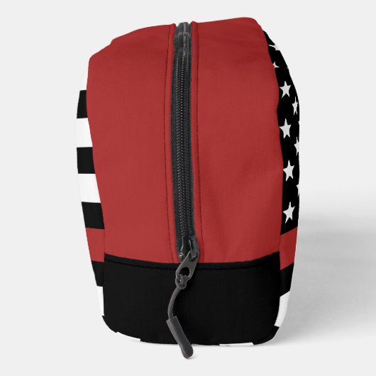 Brandschutzflagge Thin Red Line USA-Flagge Waschbeutel (Rechts)