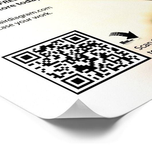 Brandschutzgitter Poster (Ecke)