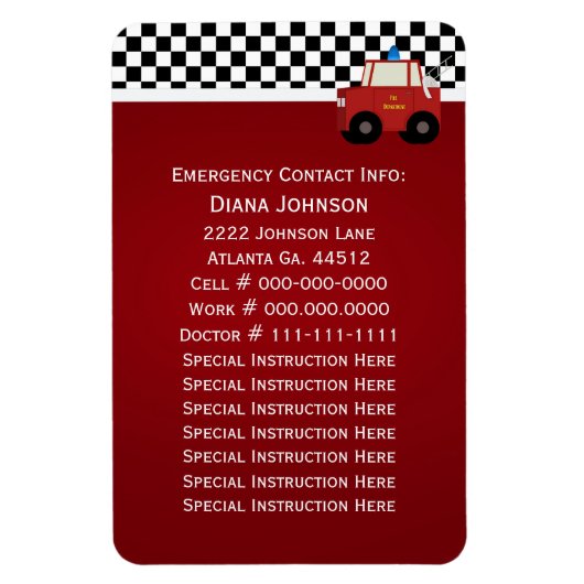 Brandschutzkontakt Magnet (Vertikal)