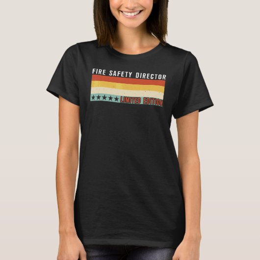 Brandschutzleiter Beruf Beruf Arbeiter Schätzung T-Shirt (Vorderseite)