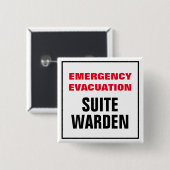 Brandschutzplattform für Notfälle - Schutz Button (Vorne & Hinten)