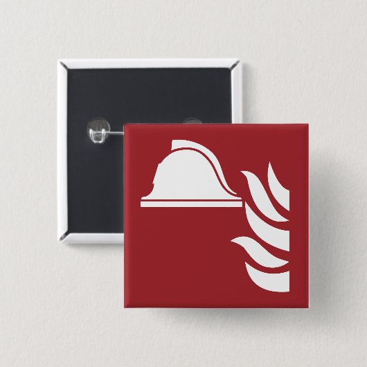 Brandschutzschild Button (Vorne & Hinten)