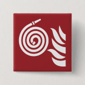 Brandschutzschild Button (Vorderseite)