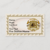 Brandschutzschild-individuelle Name-Visitenkarte Visitenkarte (Vorderseite)