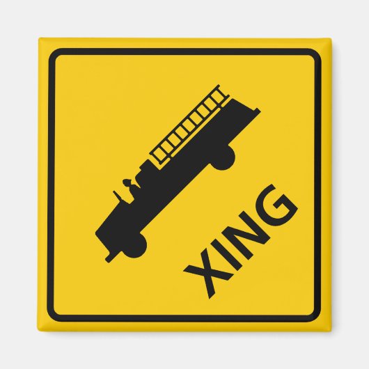 Brandschutzschild Magnet (Vorne)