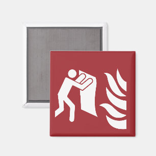 Brandschutzschild Magnet