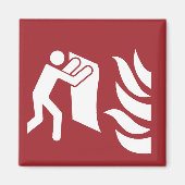 Brandschutzschild Magnet (Vorne)