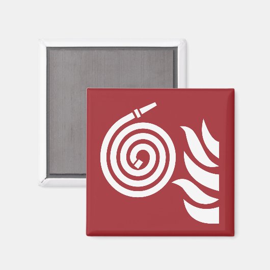 Brandschutzschild Magnet (Vorderseite/Rückseite)