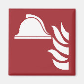 Brandschutzschild Magnet (Vorne)