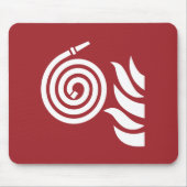 Brandschutzschild Mousepad (Vorne)
