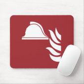 Brandschutzschild Mousepad (Mit Mouse)