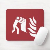 Brandschutzschild Mousepad (Mit Mouse)