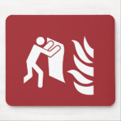 Brandschutzschild Mousepad (Vorne)