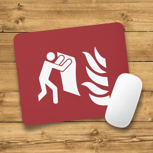 Brandschutzschild Mousepad