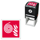 Brandschutzschild Permastempel (Beispiel)