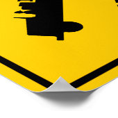 Brandschutzschild Poster (Ecke)