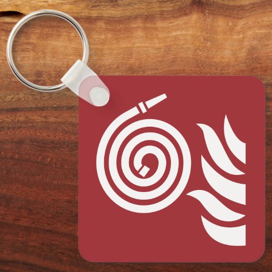 Brandschutzschild Schlüsselanhänger (Vorderseite)