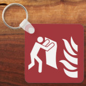 Brandschutzschild Schlüsselanhänger (Vorderseite)