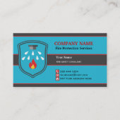 Brandschutzschild-Visitenkarte 2 Visitenkarte (Vorderseite)