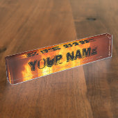 Brandschutztafel Namensplakette (Seite)