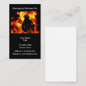 Brandschutzthema Visitenkarte (Vorne/Hinten)