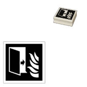 Brandschutztür-Sicherheitszeichen Gummistempel (Stempel)