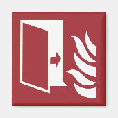Brandschutztür-Sicherheitszeichen Magnet (Vorne)