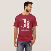 Brandschutztür-Sicherheitszeichen T-Shirt (Vorne ganz)