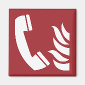 Brandschutzzeichen Magnet (Vorne)