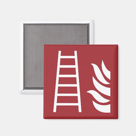 Brandschutzzeichen Magnet (Vorderseite/Rückseite)