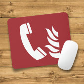 Brandschutzzeichen Mousepad