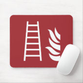 Brandschutzzeichen Mousepad (Mit Mouse)