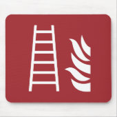 Brandschutzzeichen Mousepad (Vorne)