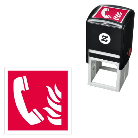Brandschutzzeichen Permastempel (Beispiel)