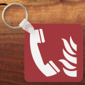 Brandschutzzeichen Schlüsselanhänger (Vorderseite)